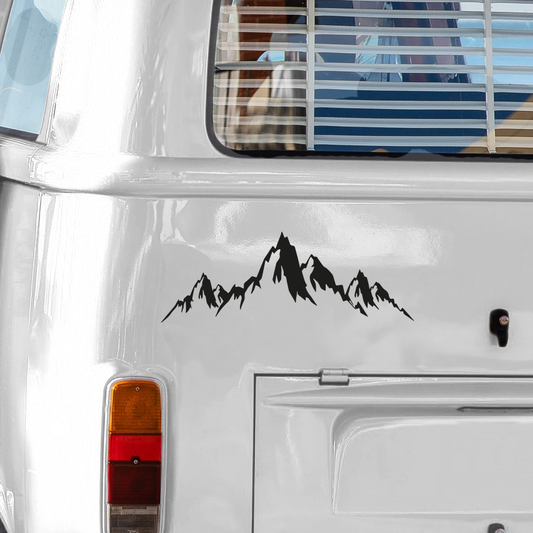 Bergkette Aufkleber für Van Camper Caravan Wohnmobil Auto