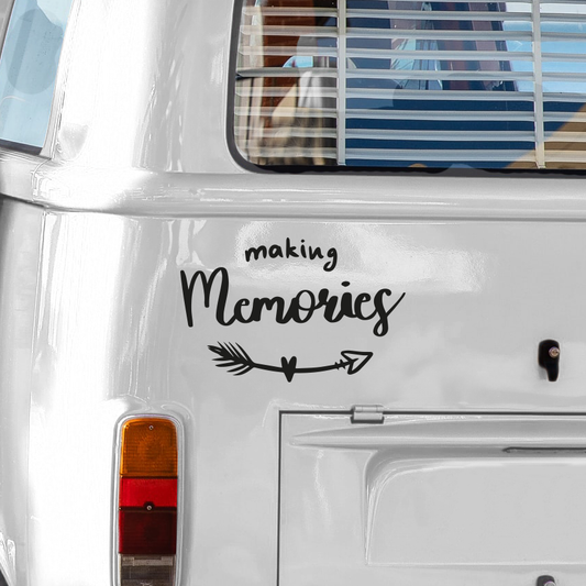 making memories Aufkleber für Van Camper Caravan Wohnmobil Auto